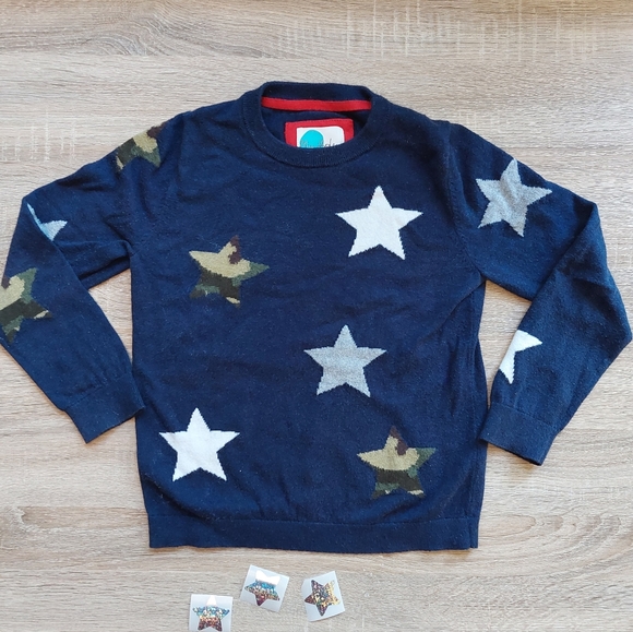 2017 vguc Mini Boden star sweater 7-8 years - Picture 3 of 16